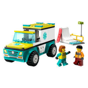 Lego Emergency Ambulance & Snowboarder 60403